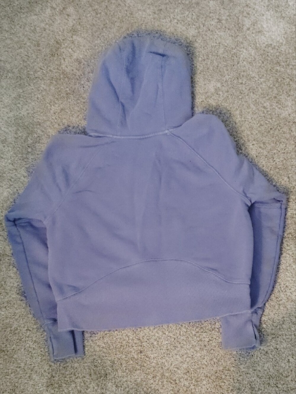 aerie Lavender Half-Zip Hooded Puffer Pullover - Picture 3 of 3